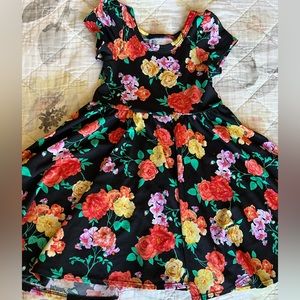 Dot Dot Smile Silky Cap Sleeve Dress